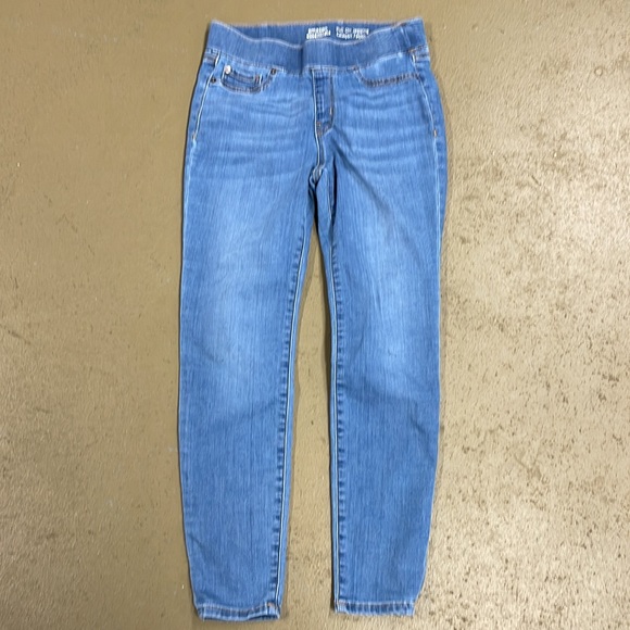 Amazon Essentials Denim - Amazon Essentials Pull On Denim Jeggings Size 4 Short